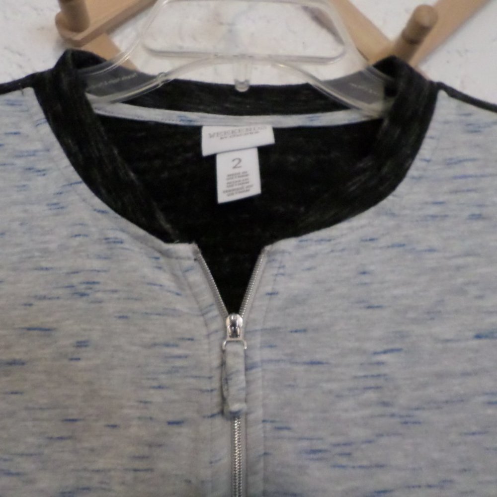 Weekends By Chico's Patch Colorblock Half Zip Pul… - image 2